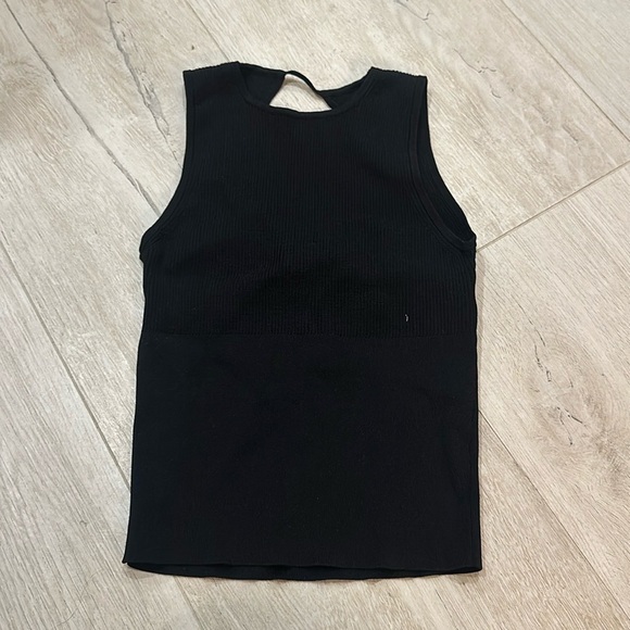 ‼️$10 sale‼️ ZARA Black Ribbed tank top - Picture 3 of 7